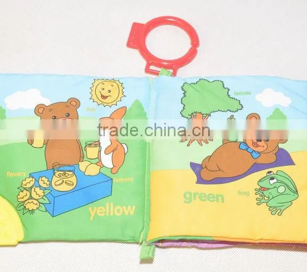Fashionable Educational Wholesale Baby Fabric Book,Book Binding Cloth,Baby Cloth Book From China