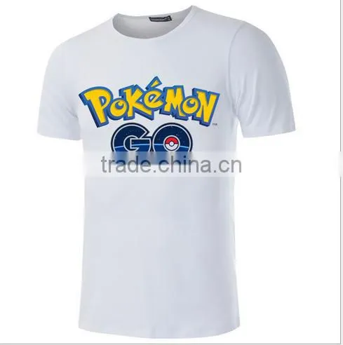 Hot Sales White Printed Pokemon Go Men T Shirt Appearl photo-2