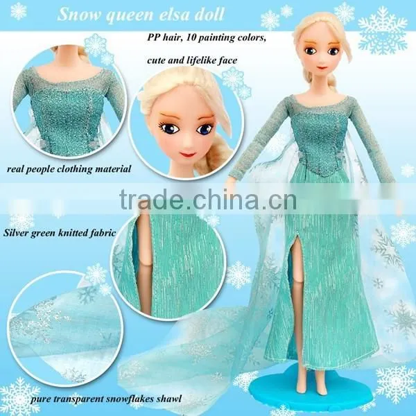 Frozen Snow Glow Elsa Doll With Sparkle Dresses Queen Elsa Doll photo-2