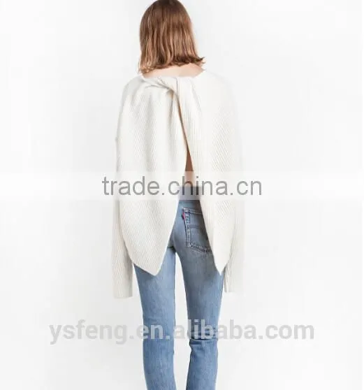 Top Latest Oversize Sweater Ladies Poncho Sweaters photo-4