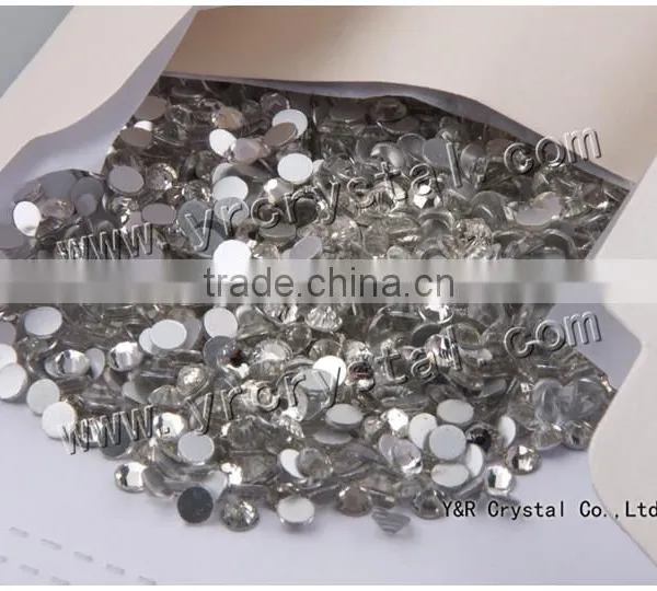 Clear Crystal 1440 Pcs SS16 High Quality Chaton Flat Back Rhinestones Nail Art photo-2