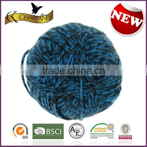 Charmkey Color Dyed Spinning Yarn Soft Acrylic Knitting Yarn Wholesale for Baby Hat photo-4