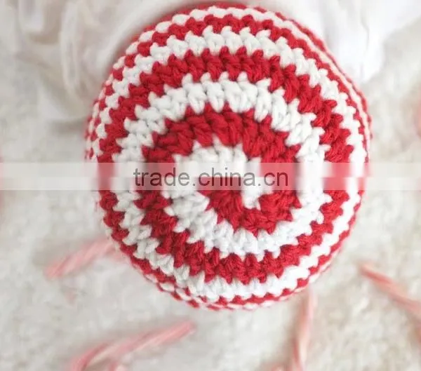 DIY Crochet Kits Candy Cane Baby Hat photo-3