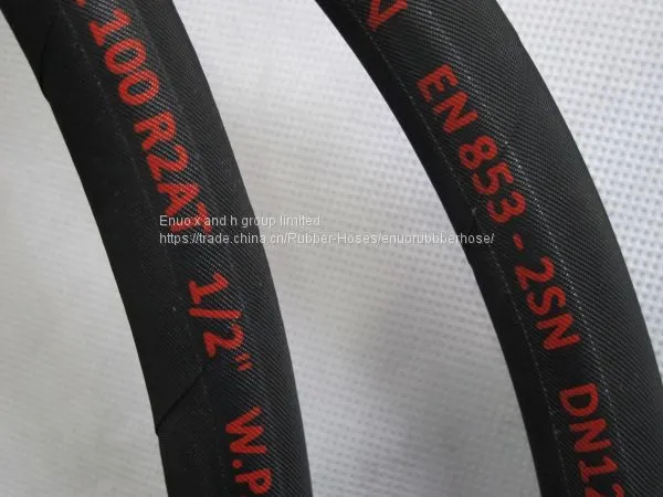 SAE Standard 100 R2 High Pressure Oil Resistant Hydraulic Hose
