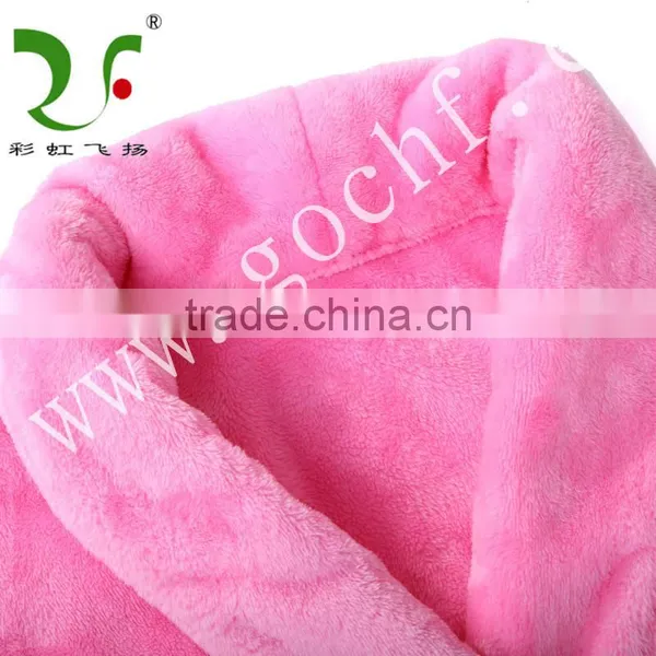100% Cotton Soft Velvet Spa Robe photo-3