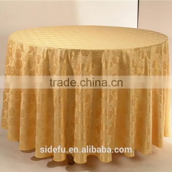 Manufacturer Wholesale Round Hotel Banquet Table Cloth photo-5