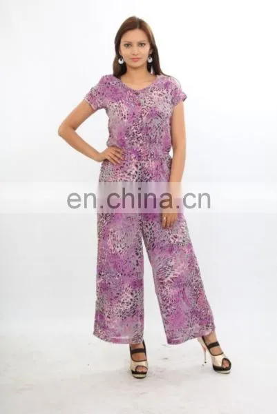 The 100% Poleyster Fabric Comfortable Multi Color Designer Jumpsuit for Women photo-3
