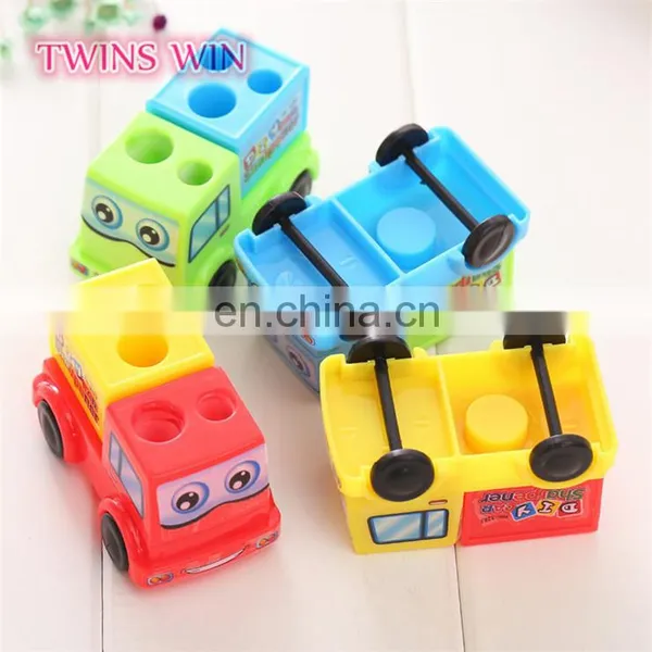 2018 New Cute Stationery Product Mini Truck Design Wholesale Pencil Sharpeners Manual Pencil Sharpener photo-3