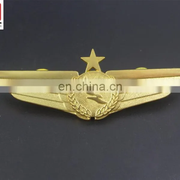 Newest Brass Custom Size Hand Embroidered Badge photo-4