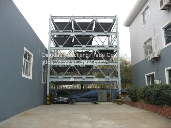 Puzzle Car Parking System 6 Floors Lift-sliding Auto Parking System