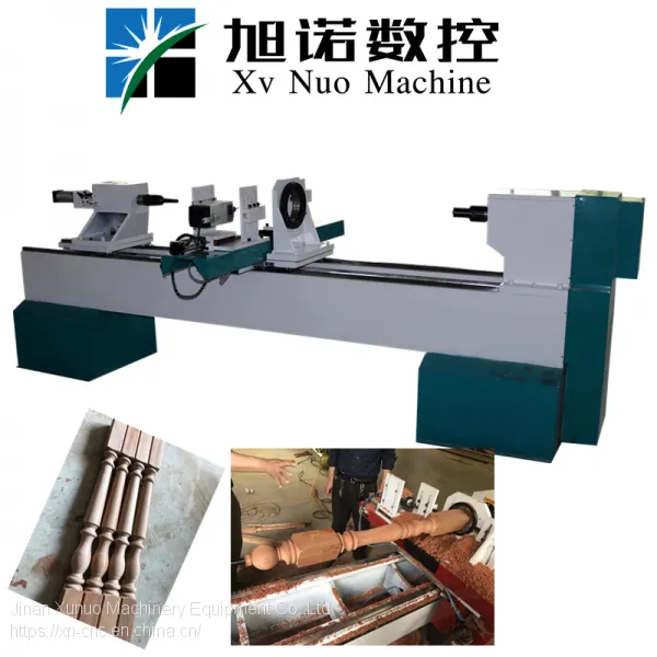 Woodworking Cnc Lathe Cnc Turning Lathe Stair Columns Making Machine Cnc Lathe Woodworking Lathe With Cutting and Wwengraving photo-3