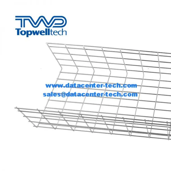 OEM Indoor Zinc Plated Galvanized Steel Wire Mesh Cable Tray photo-4