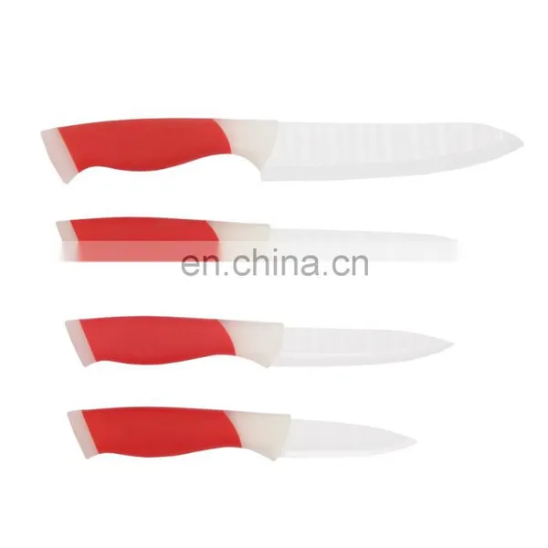 Traditional Multi Purpose 4 Pcs Ceramic Kitchen Knife Set photo-3