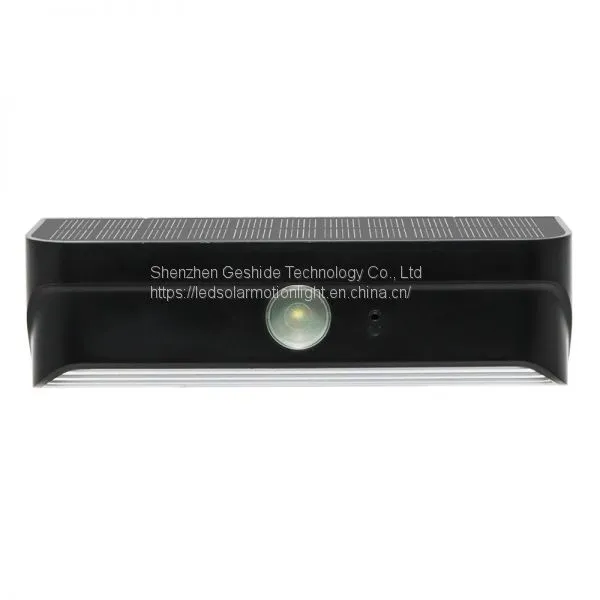 PIR Motion Sensor Wall Lamp Solar Powered IP65 Garden Using LED Outdoor Lights photo-2