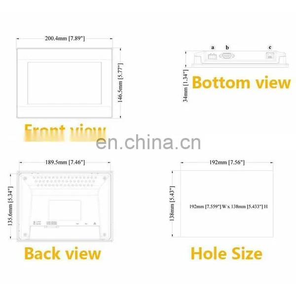 Hot Sale Weinview MT Series HMI MT8071iP 7 Inch Touch Screen With Ethernet MT8071iP HMI New in Box photo-5