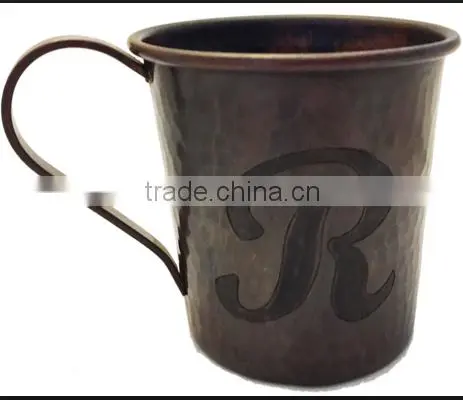 Copper Moscow Mule Mug With Engraved Custom Logo photo-3