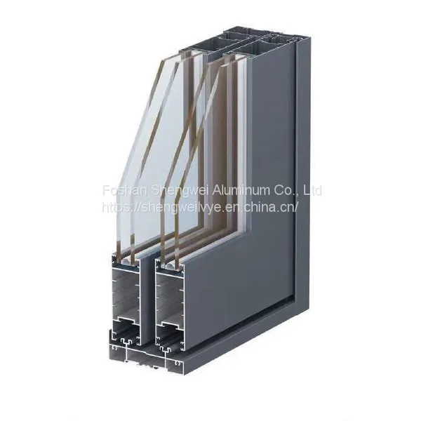 China Factory Aluminum Frame Sliding Window With Mosquito Net Double Glazing Sliding Glass Windows photo-4
