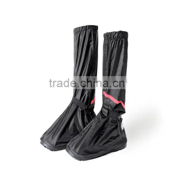 Hot Sale PVC Outsole Material and Low Upper Material Black Rain Shoe Cover photo-3