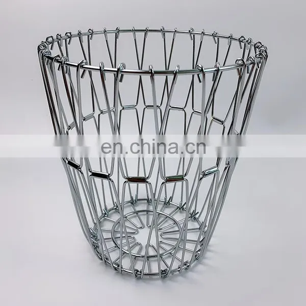 Wholesale Metal Wire Basket Home Decoration Kitchen Chicken Egg Snack Storage Basket Bathroom photo-3