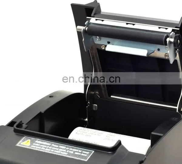 80mm Thermal Receipt POS Printer Kitchen Supermarket Sticker Machine High Speed photo-4