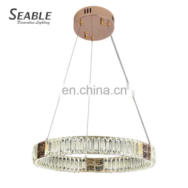 Modern Style Residential Decoration Living Room Dining Room Luxury LED Crystal Pendant Lamp photo-3