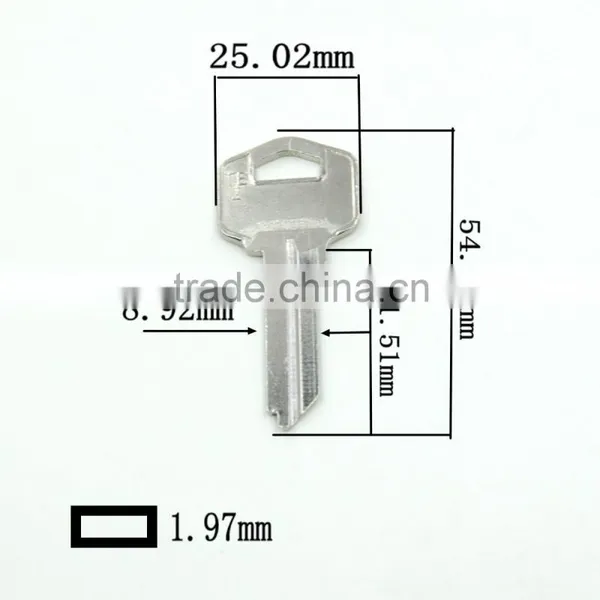 TE2 High Quality Door Blank Key(Hot Sale!!!) photo-2