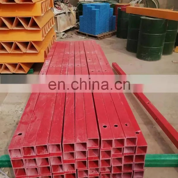 Glass Fiber Reinforced Plastic Pipe FRP GRP Square Tube 100x100 FRP Profiles photo-2