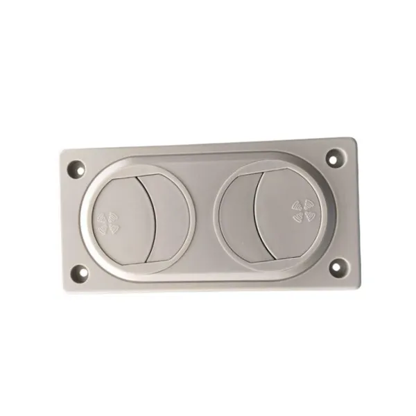 HJAV-CG013 double wind spreader exhaust air louver damper vent outlet Bus parts and Accessories