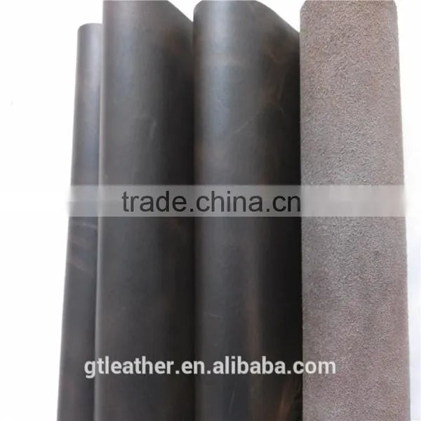 2015Cow Split Pull up Leather for Shoes photo-5