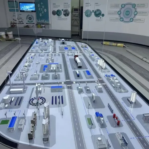 Sand Table Model Making Factory for New Energy Industry Chain photo-3