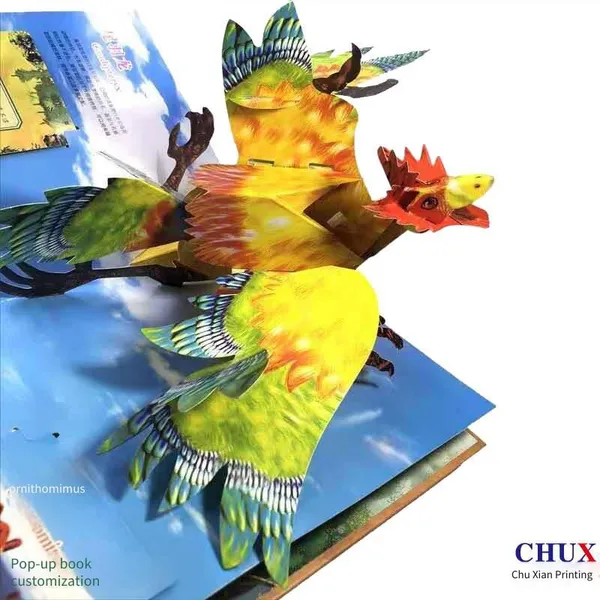 Customized Printing Factory for Creative 3d Hardcover Pop-up Books, Children's Enlightenment Picture Books, Illustrated Magazines by Chuxian photo-4