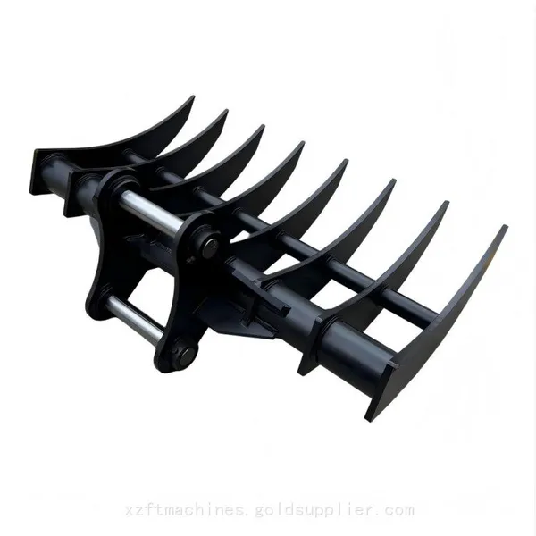5 Ton Excavator Root Rake Heavy Duty Rake Attachment photo-3