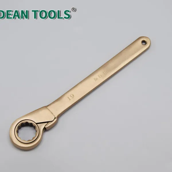 Aluminum Bronze Non-Sparking Self-Locking Wrench 46 Mm, 360mm, Hardened Anti-Corrosion Surface photo-4