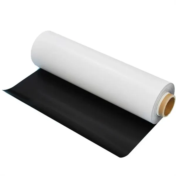 Extra Large Adhesive Magnetic Sheet Roll Not Printable Adhesive Backing Cut and Customize Flexible Sheets Blank White Surface Magnetic Sign