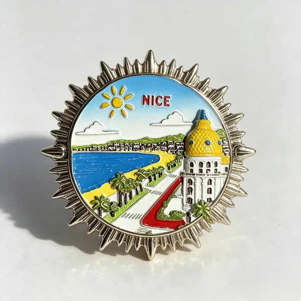 Customized Country City Tourist Souvenir Resin Fridge Magnet Enamel Lapel Pin Metal Keychain Travel Gift photo-3