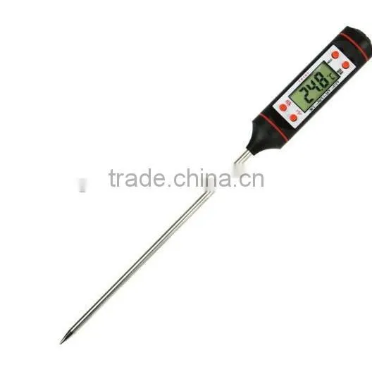 Creative Combination Instant Read Meat Thermometer and BBQ Grill Brush Kitchen Thermometer for Sale photo-2