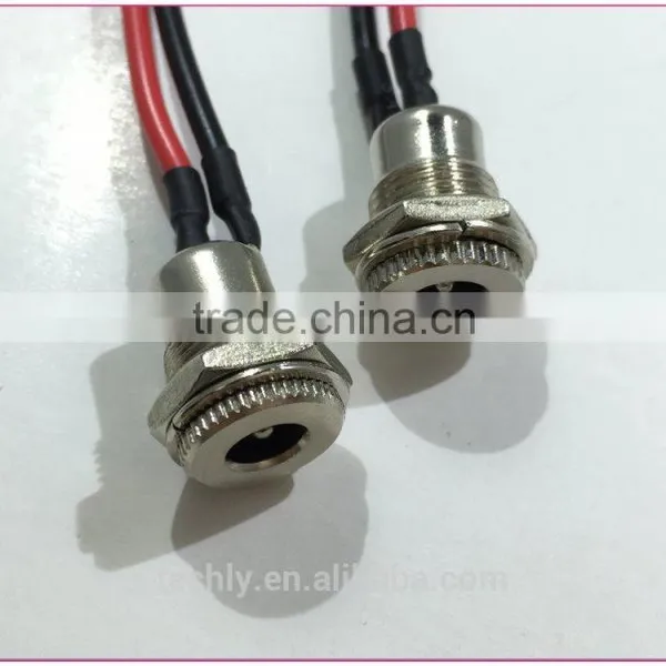 DC2.1 Buchse Mit Kabel ID To Flachstecker 2.8mm Terminal Wire Harness photo-2