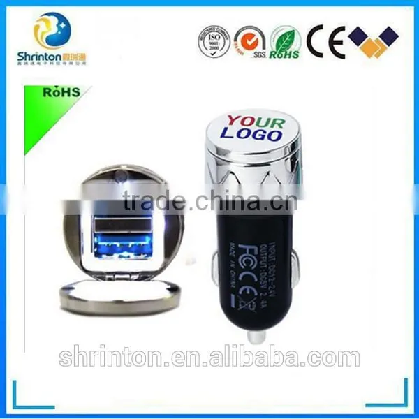Electric Type and Car Charger,for Mobile Phone Use 5V 2.1a Dual Usb Car Charger photo-2