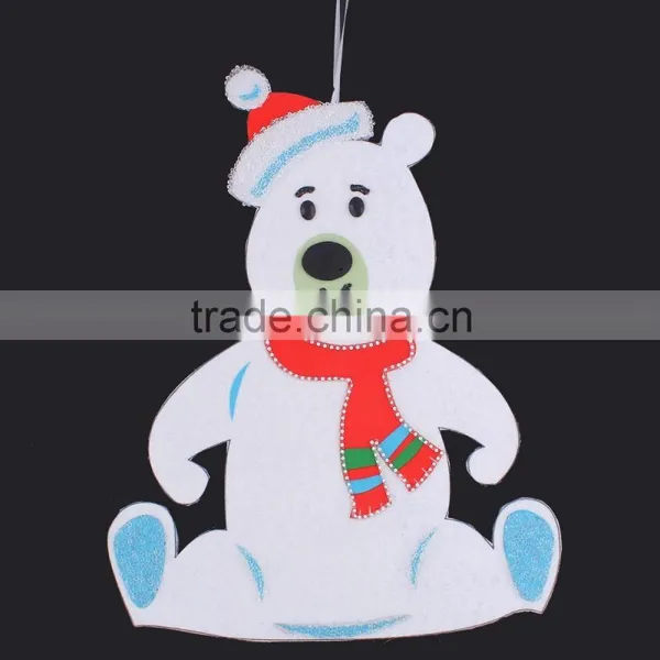 Hot Sale 15cm Crystal Christmas Little Bear Christmas Ornament photo-6