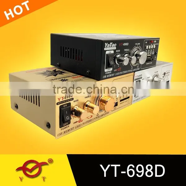 Professional High Power Amplifier Model 600w for Speaker System YT-698D With Usb/sd Three Colour photo-4