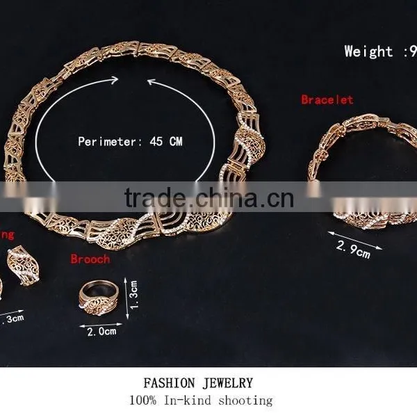 2016,Direct Wholesale Costume Jewelry China Good Pakistani Gold Jewelry Sets photo-4