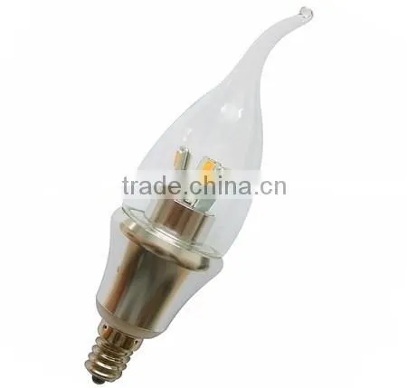 Energy Saving 3W Led Candle Light Lamp, 3w Led E12 Bulb Light Candle Lamp photo-6