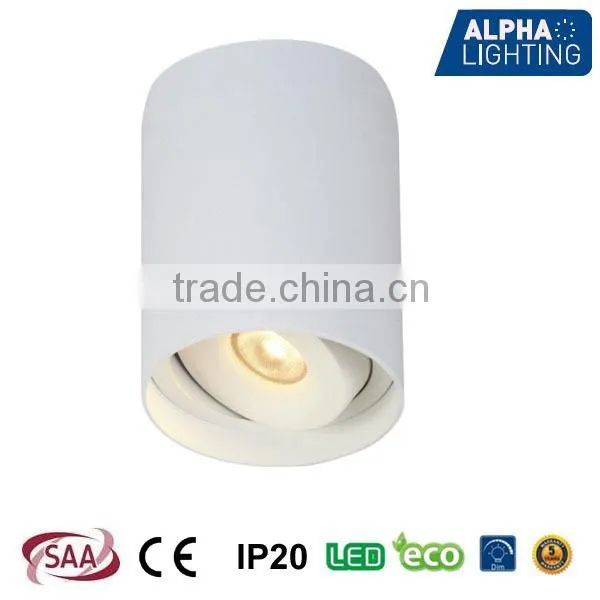 CE& SAA AAdjustable 8W Led Ceiling Light Surface Mounted,dimmable Led Surface Mount Ceiling Light