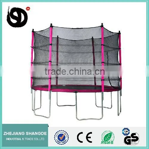 16ft Biggest Indoor Industrial Trampolines Bungee Jumping Harness With Enclosure photo-4