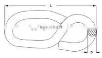 Stainless Steel AISI 304 / 316 8-Shaped Snap Hook Carabiner Ringg Hardware photo-3