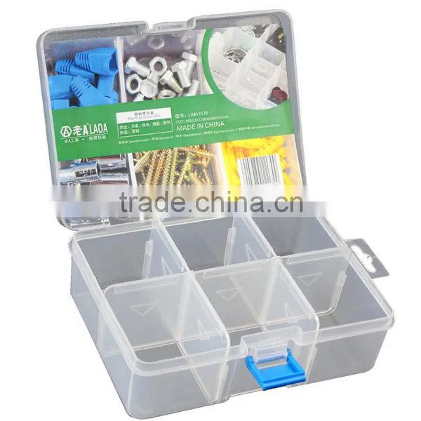 LA911170 6grid Transparent Tool Case Work Bin photo-3