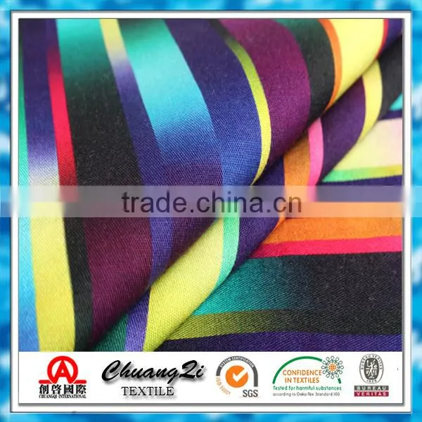 32*32 Printed Cotton Sateen Fabric for Shirt Fabric photo-2