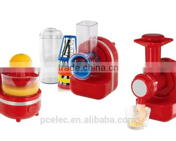 New Arrival New Design 3 in 1 Food Processor, Ice Cream Maker,salad Maker,citrus Juicer