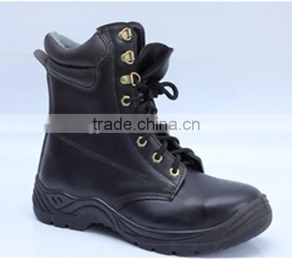 Quality Industrial Safety Shoes Leather Toe Cap Work Boots 8083 photo-2