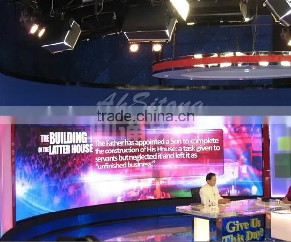 High Quality SMD LED Trip Indoor Curved Flexible Led Display/P7.62mm Led tv Background photo-2